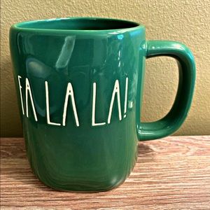 RAE DUNN Christmas FA LA LA LA Coffee Mug